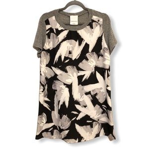 C/Meo Collective Abstract Print Shift Dress—M